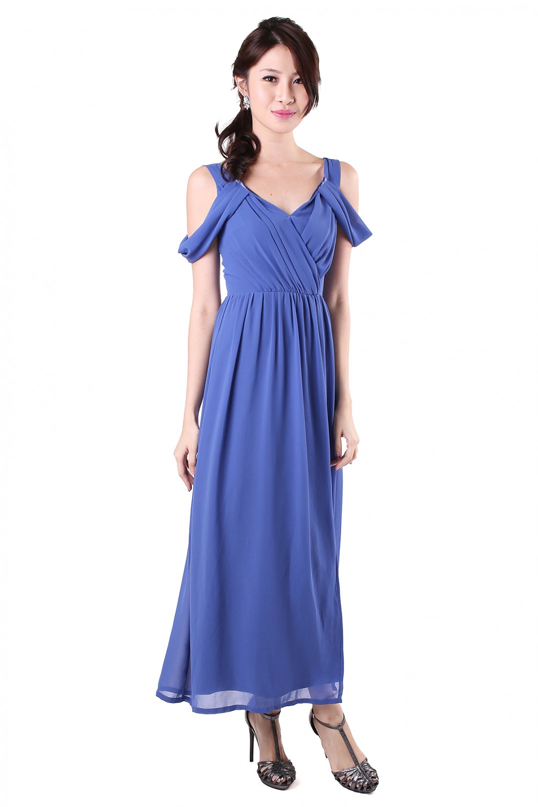 Heather Maxi Dress in Blue