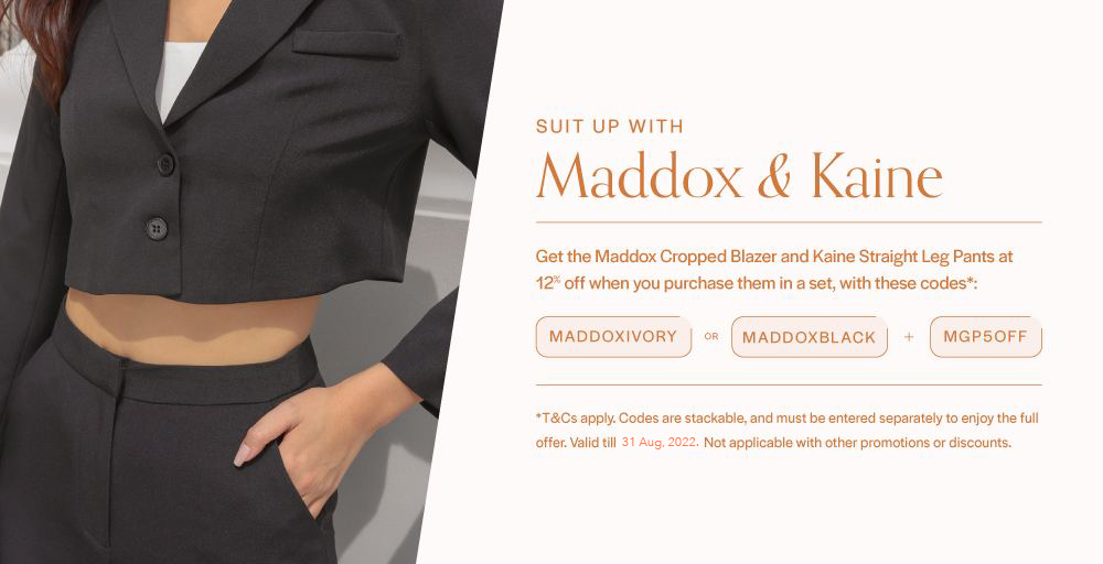 RESTOCK: Maddox Cropped Blazer in Ivory