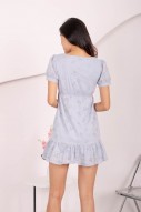 Violette Eyelet Dress in Blue (MY)