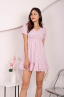 Violette Eyelet Dress in Rosewater (MY)