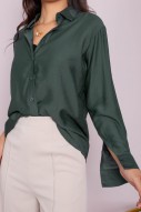 Gavin Button Down Shirt in Teal (MY)