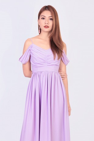 Tartiana Drape Maxi in Lavender (MY)