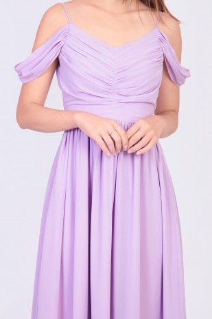 Tartiana Drape Maxi in Lavender (MY)