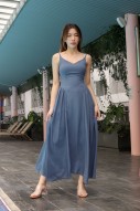 Poisy Maxi Dress in Ocean (MY)