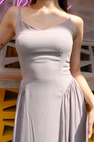 Poisy Maxi Dress in Grey (MY)