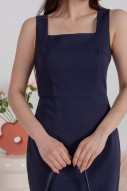 RESTOCK4: Althea Sleek Dress in Navy