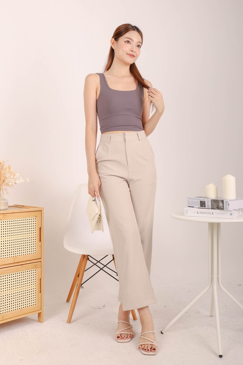 Lucy Work Trousers in Grey