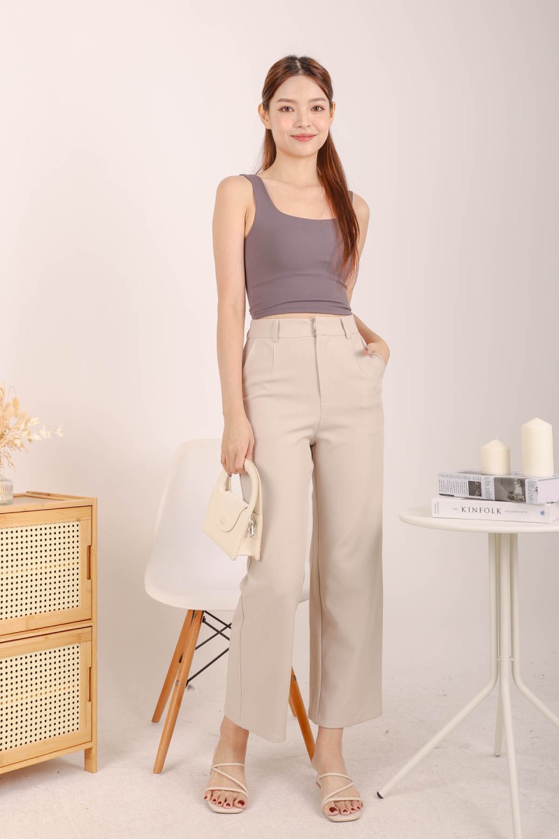 Lucy Work Trousers in Grey