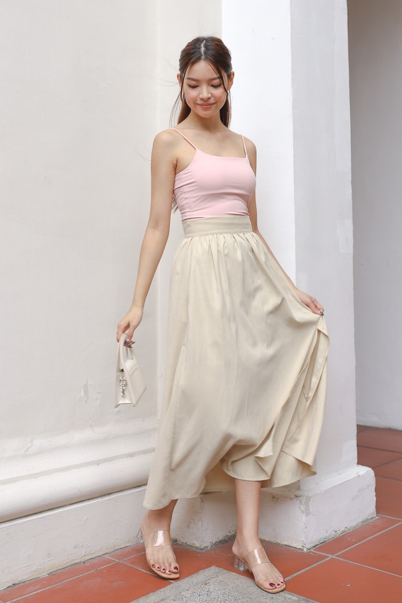 Elicia Maxi Skirt in Cream