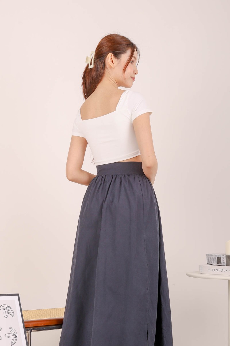 Elicia Maxi Skirt in Navy