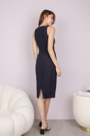 RESTOCK6: Brixton Racer Work Midi Dress in Oxford