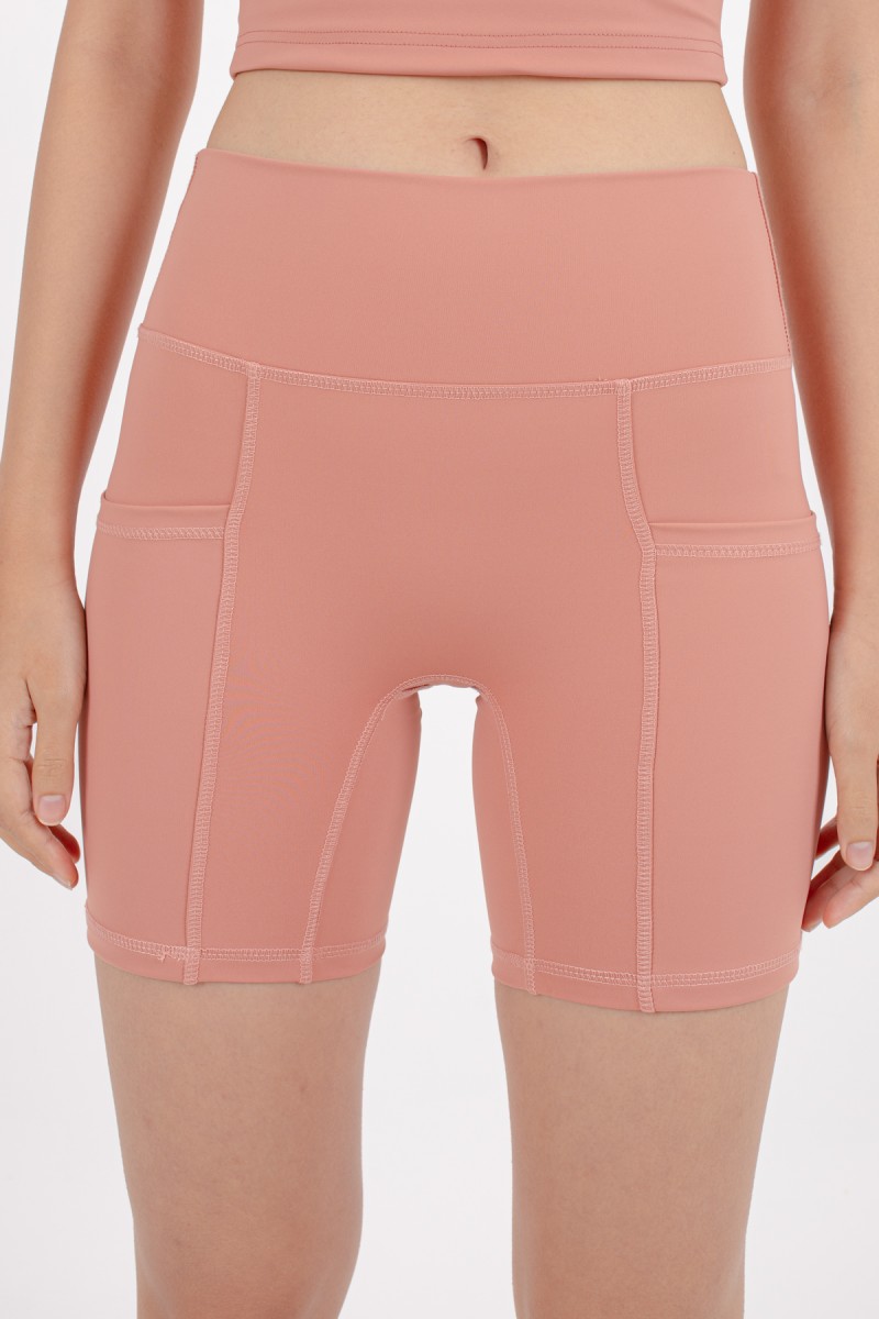 RESTOCK: Core Active Biker Shorts in Rust