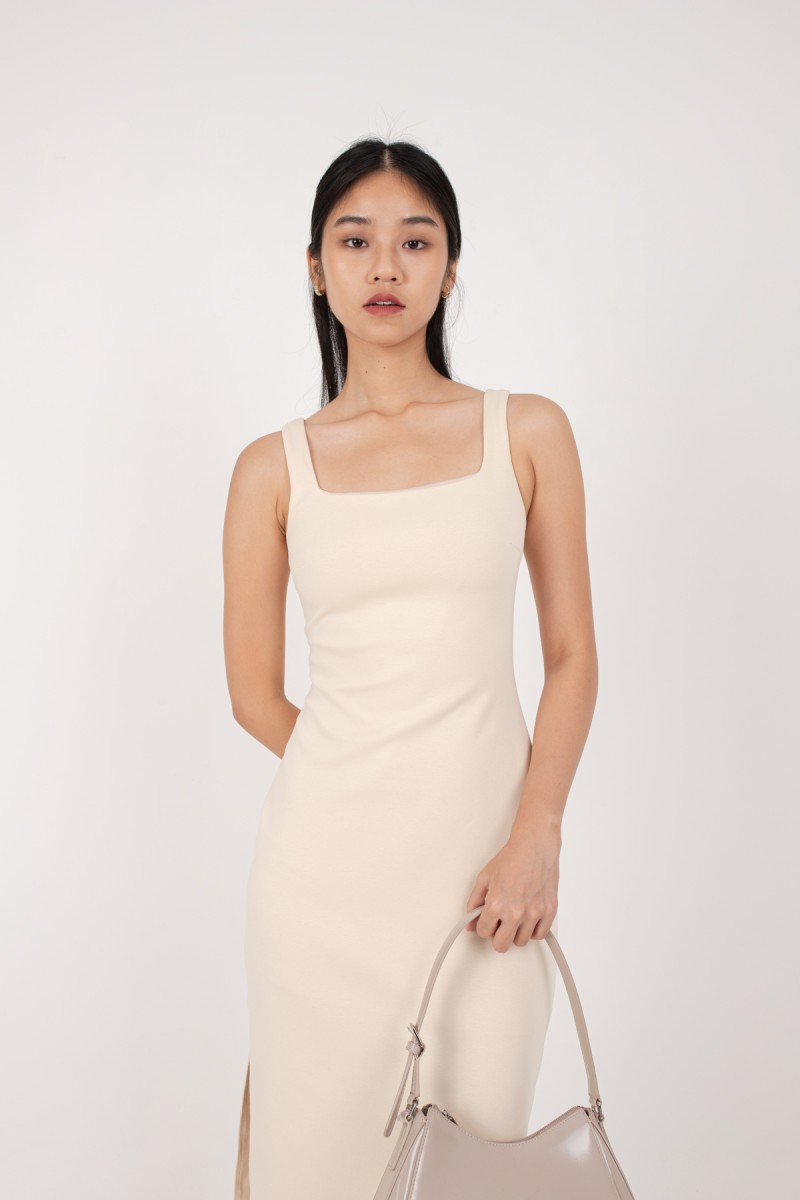 Tiffanie Work Dress in Cream