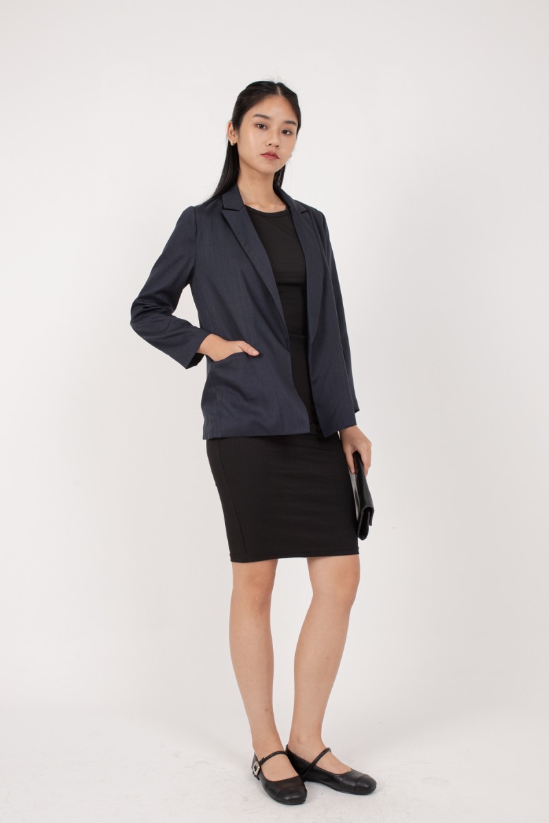 RESTOCK: Whitley Essential Blazer in Navy
