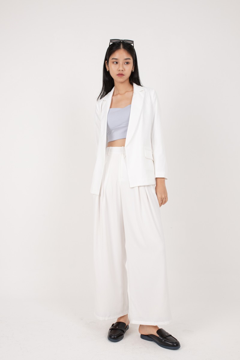 RESTOCK: Whitley Essential Blazer in White