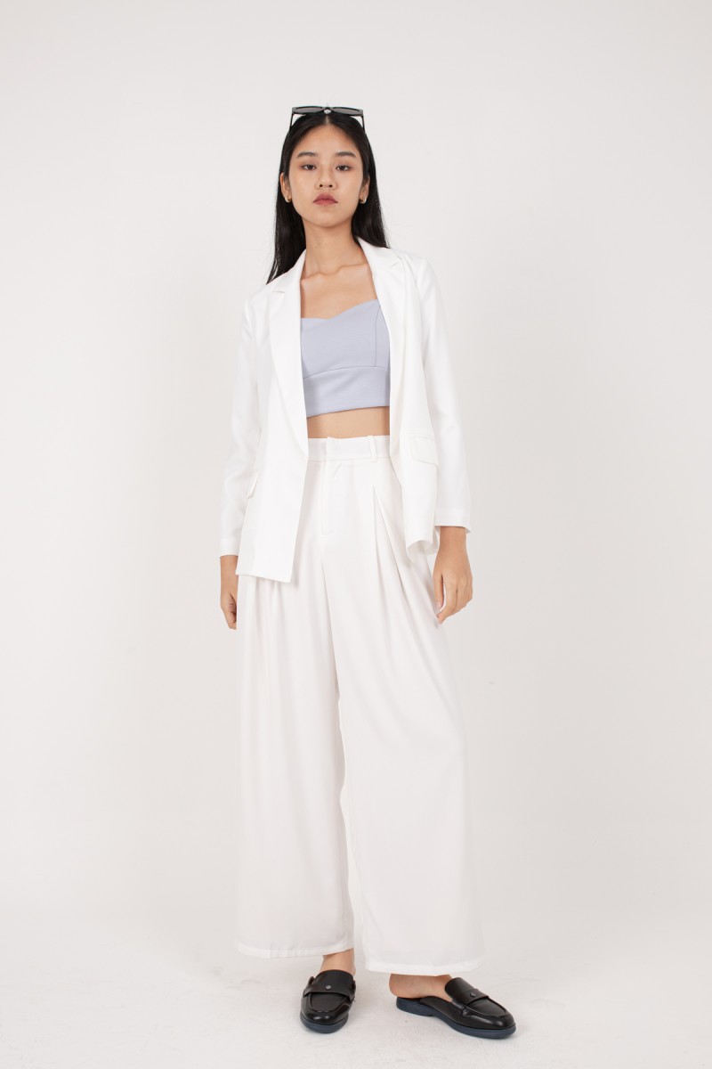RESTOCK: Whitley Essential Blazer in White