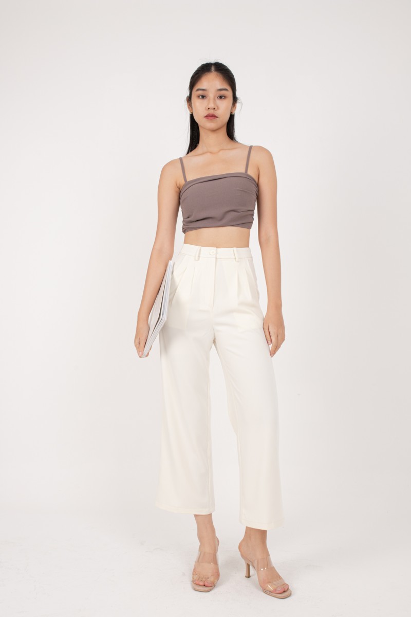 Kaoru Everyday Trousers in Cream