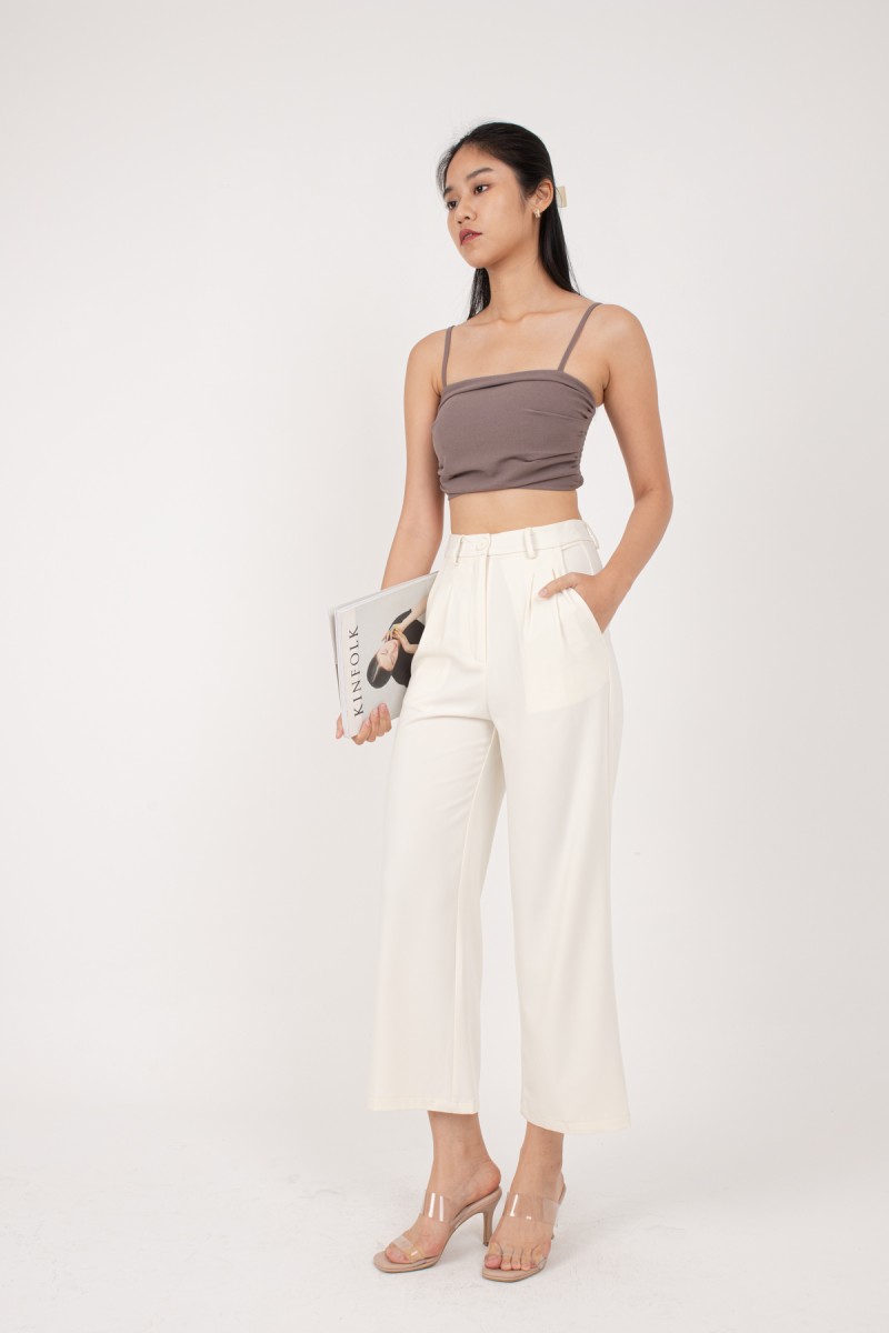 Kaoru Everyday Trousers in Cream