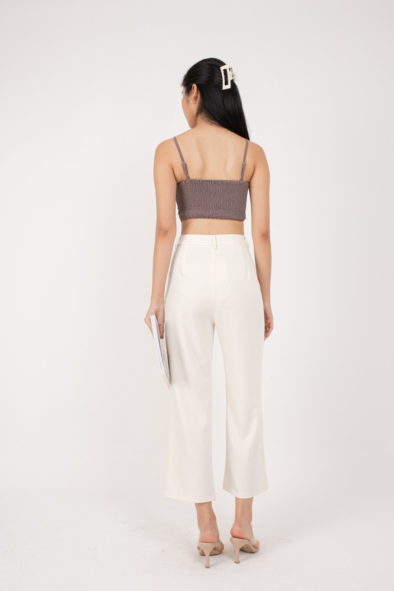 Kaoru Everyday Trousers in Cream