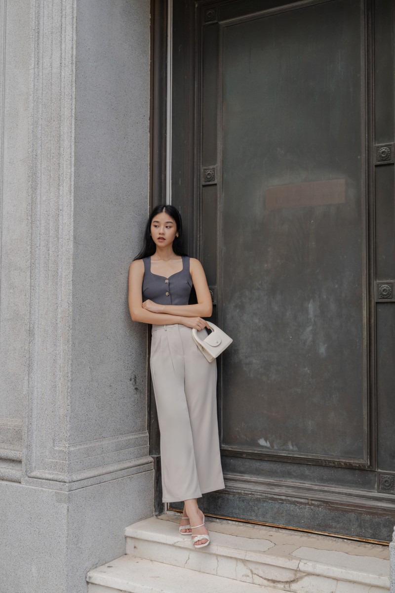 Kaoru Everyday Trousers in Oat