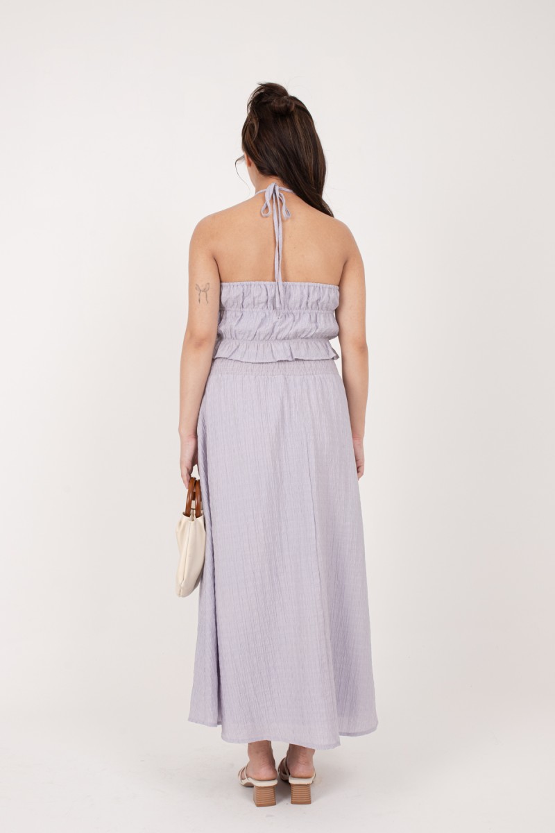 Erica Textured Co-ord Set in Lilac