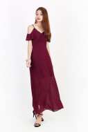 RESTOCK8: Antares Maxi Dress in Wine Red