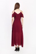 RESTOCK8: Antares Maxi Dress in Wine Red