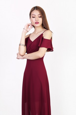 RESTOCK8: Antares Maxi Dress in Wine Red