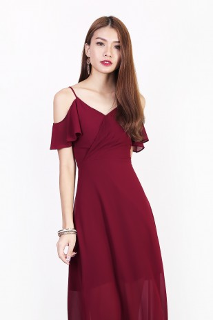 RESTOCK8: Antares Maxi Dress in Wine Red