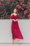 RESTOCK8: Antares Maxi Dress in Wine Red