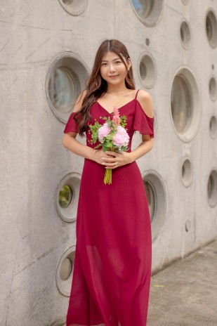 RESTOCK8: Antares Maxi Dress in Wine Red