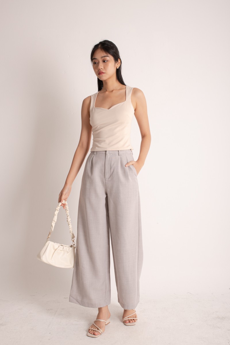 Lanira Everyday Pants in Grey