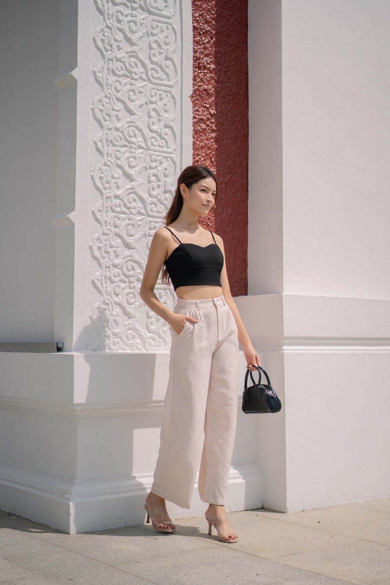 Lanira Everyday Pants in Cream