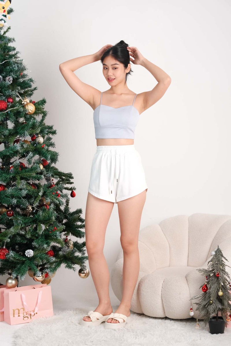 Cozy Lounge Shorts in White