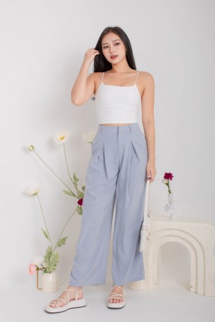 RESTOCK8: Niko Padded Basic Top in White