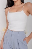 RESTOCK8: Niko Padded Basic Top in White