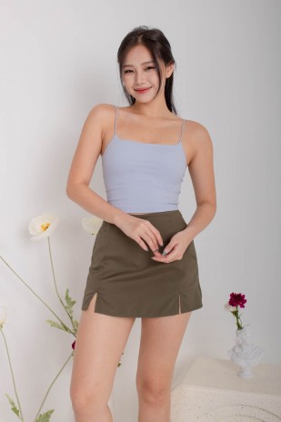 RESTOCK7: Niko Padded Basic Top in Blue