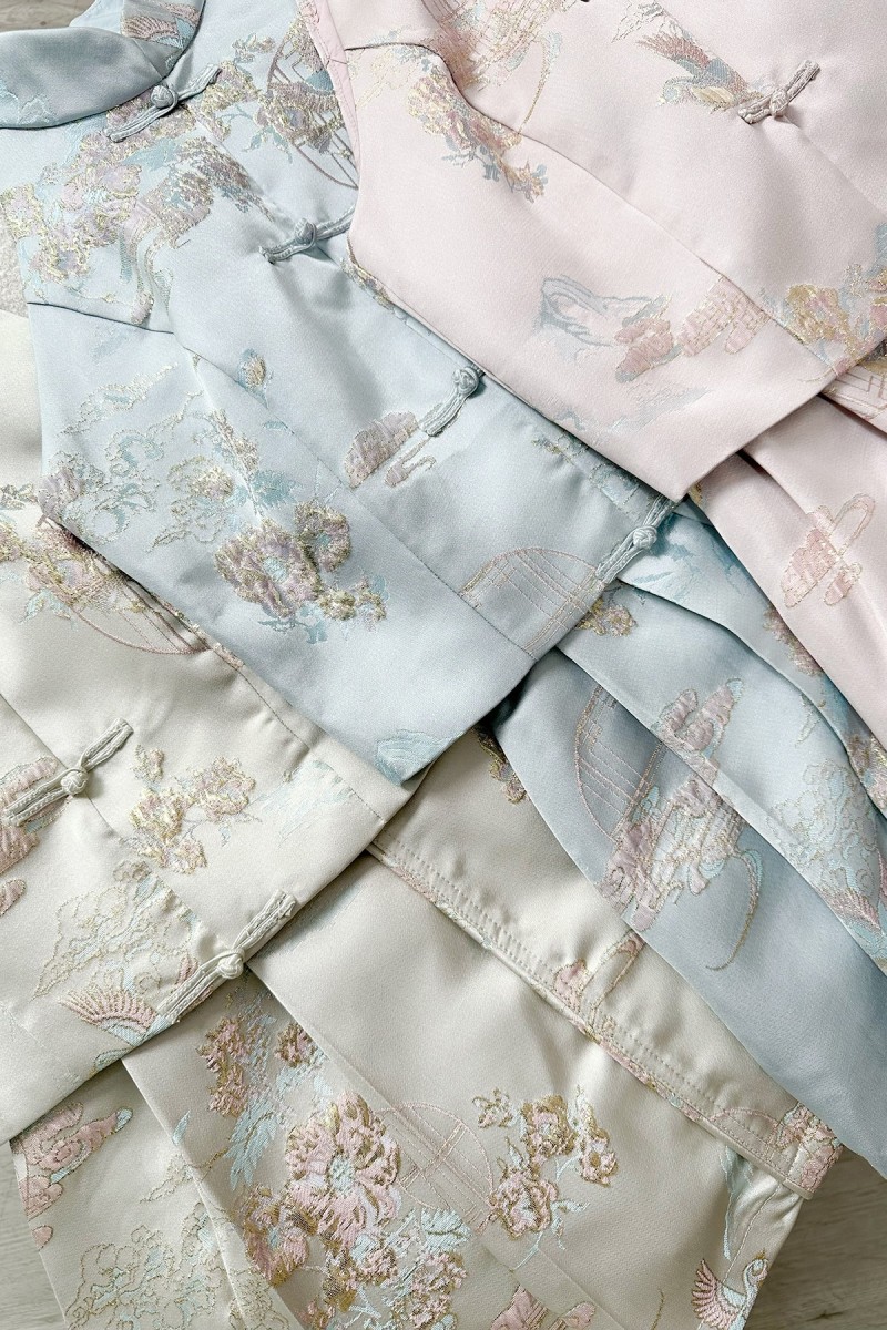 RESTOCK: Ziyi Cheongsam Top in Champagne