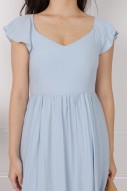 Delyse Tie-Back Babydoll Dress in Powder Blue (MY)