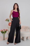 Carterl Cowl Top in Wine (MY)