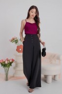 Carterl Cowl Top in Wine (MY)