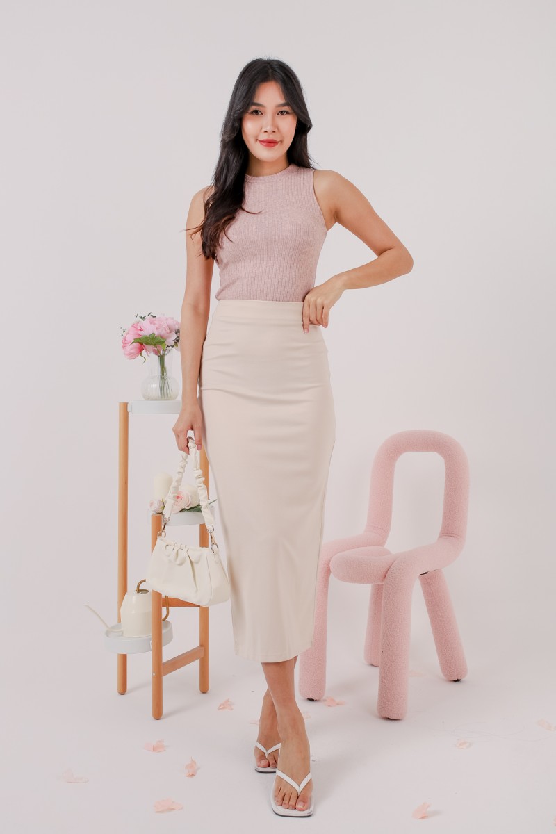 Fantine Maxi Skirt in Oat (MY)