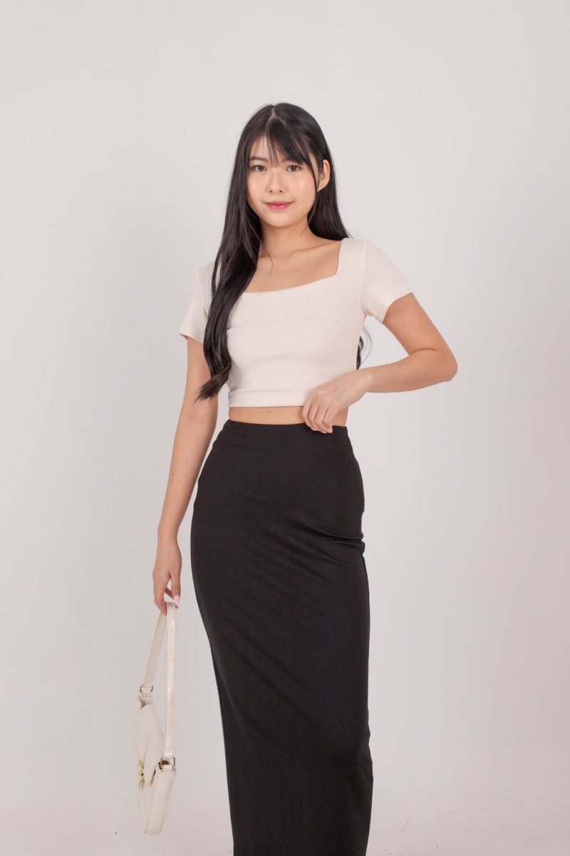 Fantine Maxi Skirt in Black (MY)