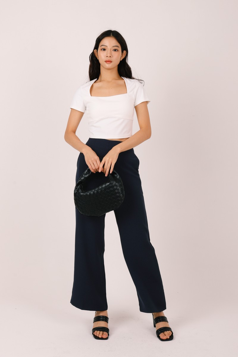 RESTOCK4: Stride Flowy Seamless Pants in Navy
