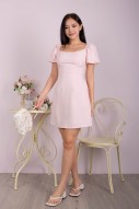 Ellenora Puff Dress in Pink (MY)