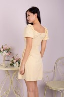 Ellenora Puff Dress in Yellow (MY)