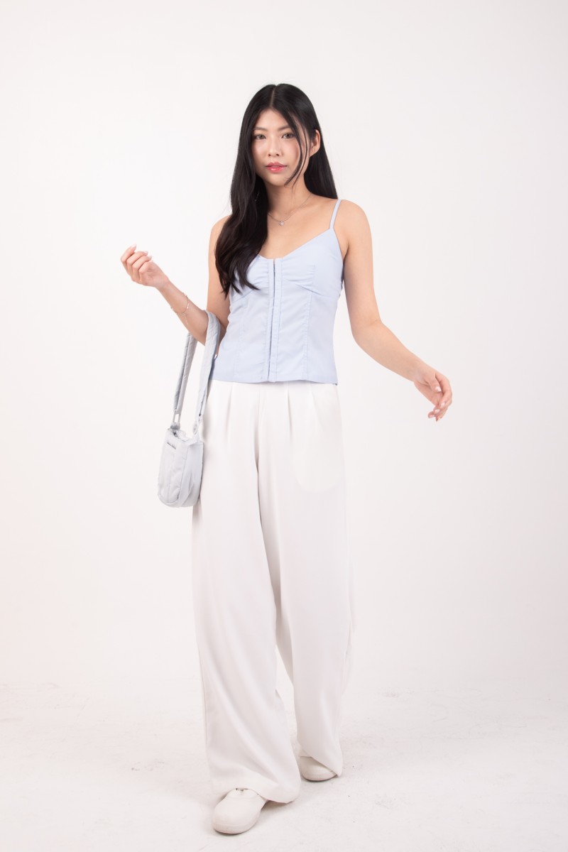 Veyra Wide Leg Pants in White