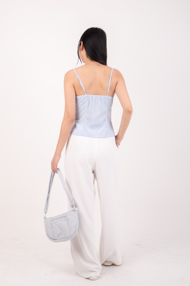 Veyra Wide Leg Pants in White