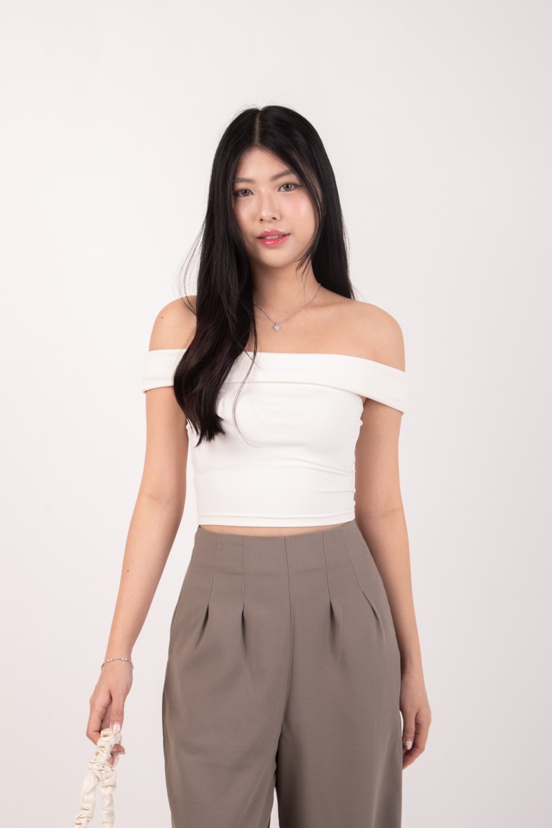 Veyra Wide Leg Pants in Gunmetal