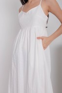 Kaelle Drop-Hem Maxi in White (MY)